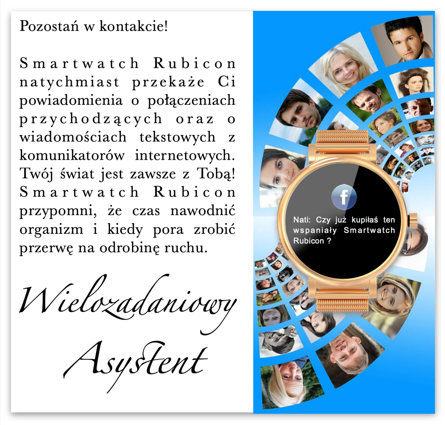 Smartwatch damski na bransolecie Rubicon RNBE64 srebrny (1).jpg